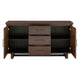 Bloi Sideboard Buffet Console | 60’’ | 3 Drawers 2 Cabinets | Brown BM335877
