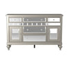 Jomo Sideboard Buffet Console Mirror Front 5 Drawers Silver 57’’ BM335880
