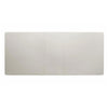 Dining Table with Extension Leaf 78-96" | Silver Wood | Mirror Trim