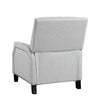 Berry Manual Push Back Recliner Chair | Gray Chenille Nailhead Trim BM335933