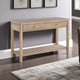 Neka Sofa Console Table | Farmhouse Natural Brown Wood Veneer | 48"
