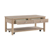 Neka Coffee Table | Farmhouse Natural Brown Wood and Veneer | 48’’ BM335953
