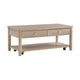 Neka Coffee Table | Farmhouse Natural Brown Wood and Veneer | 48"