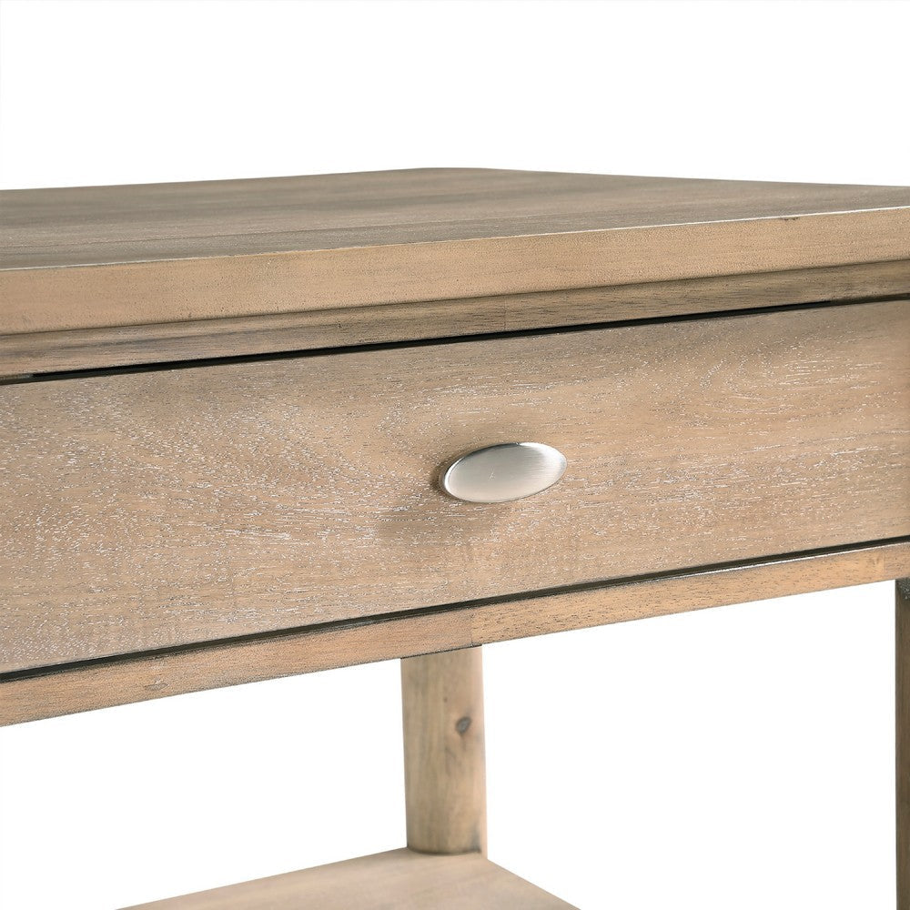Neka Coffee Table | Farmhouse Natural Brown Wood and Veneer | 48’’ BM335953