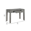 Thiem Writing Laptop Desk | 1 Drawer | Gray Wood Veneer | 42’’