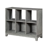 Thiem Cubby Bookcase | 6 Cube Style Shelves | Rustic Gray Veneer 40’’ BM335960