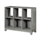Thiem Cubby Bookcase | 6 Cube Style Shelves | Rustic Gray Veneer 40’’ BM335960
