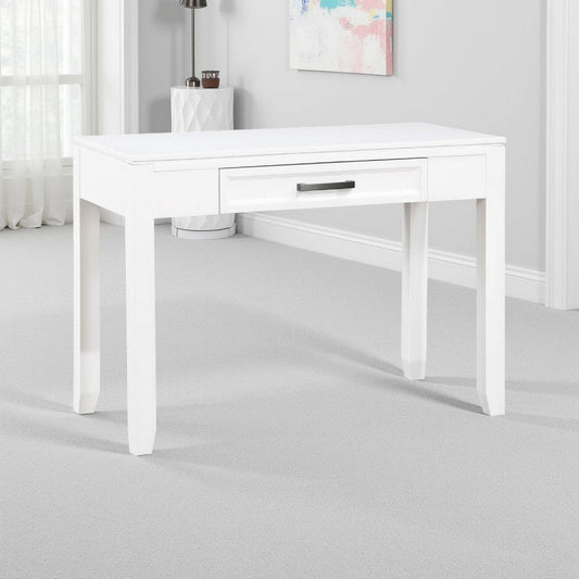 Thiem Writing Laptop Desk | 1 Drawer | White Veneer | 42"