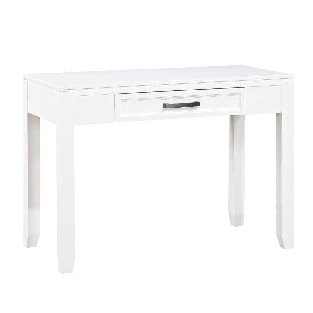 Thiem Writing Laptop Desk | 1 Drawer | White Veneer | 42"