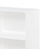 Thiem Bookcase | 4 Cube Shelves | White | Black Veneer | 43’’ BM335962