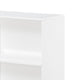 Thiem Bookcase | 4 Cube Shelves | White | Black Veneer | 43’’ BM335962