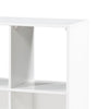 Thiem Bookcase | 6 Cubby Style Shelves | White | Black Veneer | 40’’ BM335963