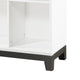 Thiem Bookcase | 6 Cubby Style Shelves | White | Black Veneer | 40’’ BM335963