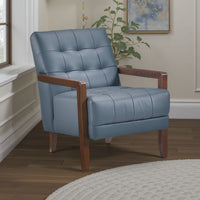 Blue, Walnut Brown