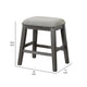 Tuna Counter Height Stool Set of 2 | Chenille | Nailhead | Gray Wood BM336008