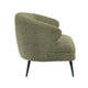 Neda Accent Chair | Soft Sage Green Boucle | Curved Barrel Back BM336015