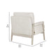 Mao Accent Armchair | Removable Cushion Cover | Soft Ivory Chenille BM336021