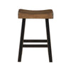 Casy 4pc Counter Height Table Set | 3 Contour Stools | Black and Brown BM336036