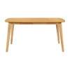 Jadie Dining Table | Tapered Legs | Natural Oak Wood Rectangular 60’’ BM336060