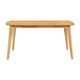 Jadie Dining Table | Tapered Legs | Natural Oak Wood Rectangular 60"
