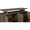 Greta Sideboard Buffet Console | 2 Cabinets Floating Top | Gold Brown BM336062