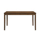 Katty Dining Table | Transitional Rectangular Chestnut Wood Top 56’’ BM336066