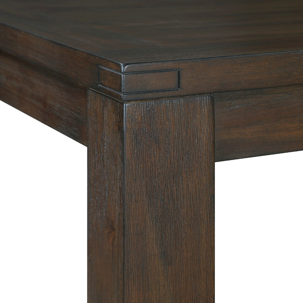Harry Dining Table | Straight Legs | Rectangular Brown Acacia 79"