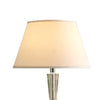 Terry Table Lamp with Bubble Infused Glass Tube | Chrome Metal 27’’ BM336076