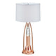 Gerry Table Lamp with 3 Bulb 4 Way Socket Switch | Copper Metal 30’’ BM336080