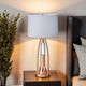 Gerry Table Lamp with 3 Bulb 4 Way Socket Switch | Copper Metal 30"