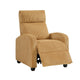 Pary Manual Push Back Reclining Chair with Yellow Ribbed Corduroy BM336114