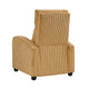 Pary Manual Push Back Reclining Chair with Yellow Ribbed Corduroy BM336114