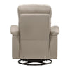 Briz Manual Swivel Recliner Chair | Top Grain Leather Latte Brown BM336125
