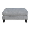 Mear Modular Ottoman w Black Solid Wood Legs | Gray Corduroy 40’’ BM336143