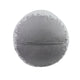 Modern Pouf Ottoman | Light Gray Soft Textured Chenille | 16’’ Round BM336165