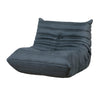 Revena Accent Floor Chair | Pleated Charcoal Gray Microfiber | Curved BM336196