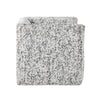 Swivel Armchair | Gray Jacquard Fabric | Foam Cushioning | Square BM336202