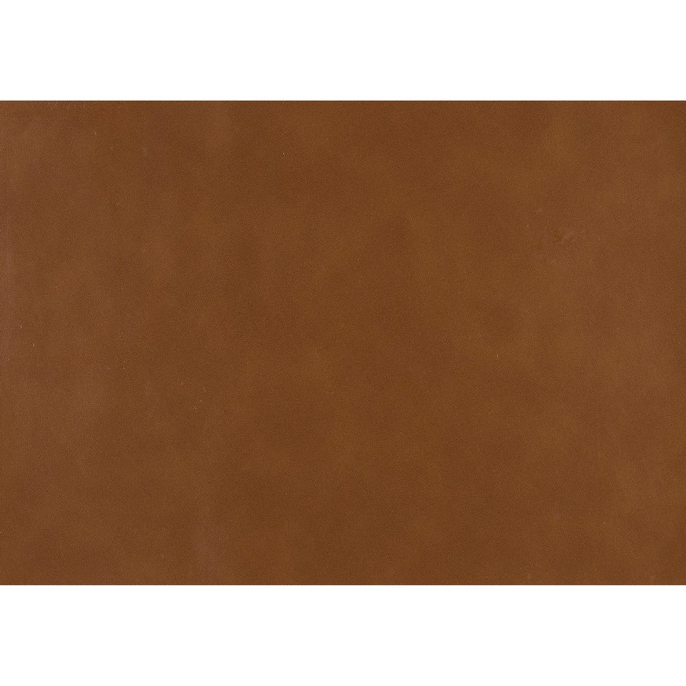 Howard Accent Club Chair | Matte Brown Faux Leather | Solid Rubberwood BM336207