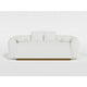 Novy Sofa | 4 Accent Pillows | White Sherpa | Gold | 93’’ BM336224