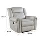 Ben Manual Reclining Chair | 41’’ | Gray Microfiber | Nailhead Trims BM336231