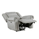 Ben Power Reclining Chair | 41’’ | Gray Microfiber | Nailhead Trims BM336232
