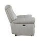 Ben Power Reclining Chair | 41’’ | Gray Microfiber | Nailhead Trims BM336232