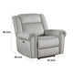 Ben Power Reclining Chair | 41’’ | Gray Microfiber | Nailhead Trims BM336232