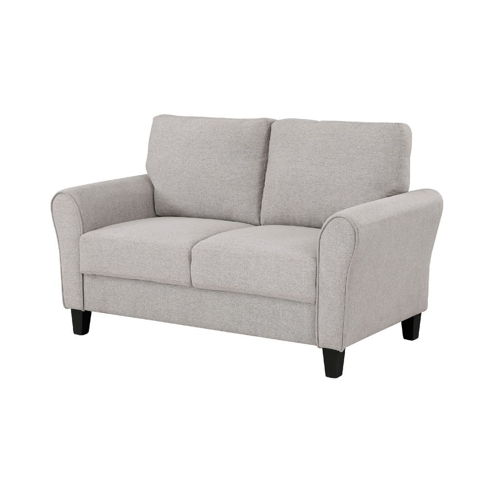 Leroi Loveseat | 58’’ | Gray Fabric and Round Flared Armrests BM336238