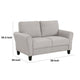 Leroi Loveseat | 58’’ | Gray Fabric and Round Flared Armrests BM336238