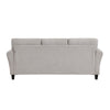 Leroi Sofa | 81’’ | Gray Fabric and Round Flared Armrests BM336239