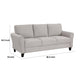 Leroi Sofa | 81’’ | Gray Fabric and Round Flared Armrests BM336239