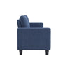 Mihi Sofa | Blue Chenille | 76’’ | Black Tapered Wood Legs BM336242