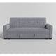 Convertible Sofa | Gray Tufted Velvet Back | USB Charging Ports | 84’’ BM336246