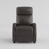 Recliner Chair | Manual Push Back | Black Faux Leather | 27’’ BM336268